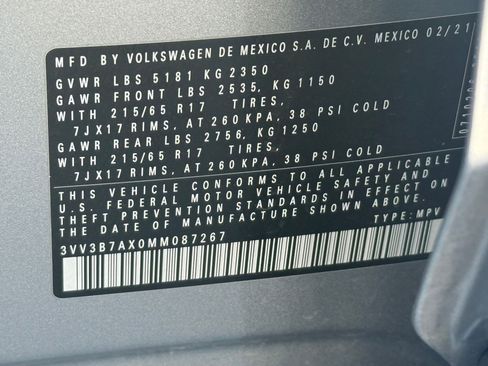 Used 2021 Volkswagen Tiguan SE image 19