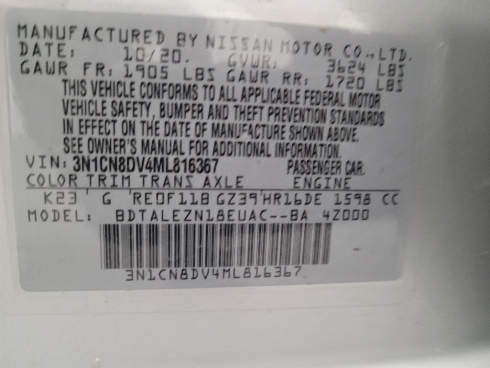 Used 2021 Nissan Versa S FWD image 33