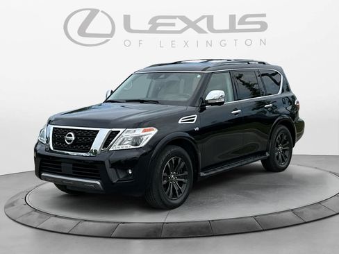 Used 2020 Nissan Armada Platinum w/ Captain's Chairs Package RWD image 1