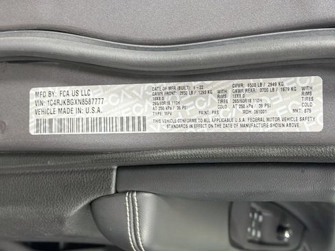 Used 2022 Jeep Grand Cherokee L Limited w/ Trailer Tow Group (B) AWD/4WD image 35