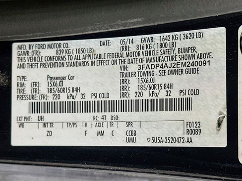 Used 2014 Ford Fiesta S FWD image 12