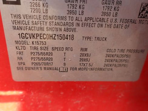 Used 2017 Chevrolet Silverado 1500 Custom w/ Custom Convenience Package image 5