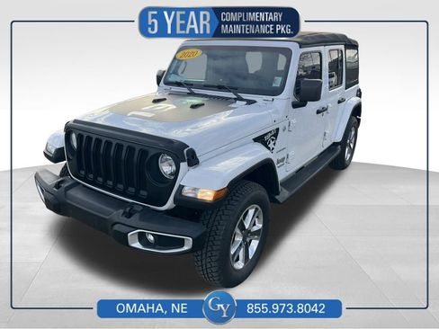 Used 2020 Jeep Wrangler Unlimited Sahara image 1