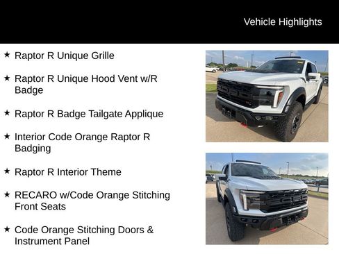 Used 2025 Ford F150 Raptor w/ Equipment Group 803A Raptor R AWD/4WD image 6