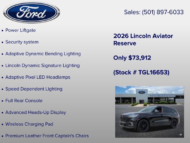 New 2026 Lincoln Aviator Reserve AWD/4WD image 24