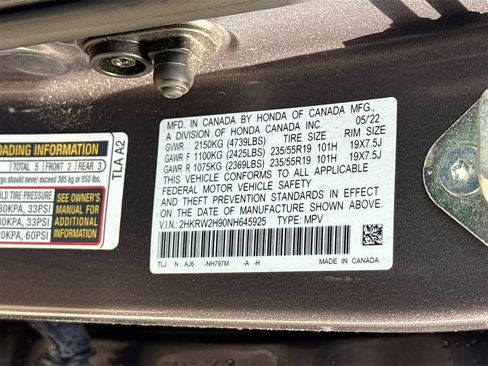 Used 2022 Honda CR-V Touring image 32