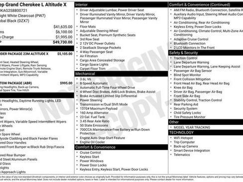 New 2025 Jeep Grand Cherokee L Altitude image 32