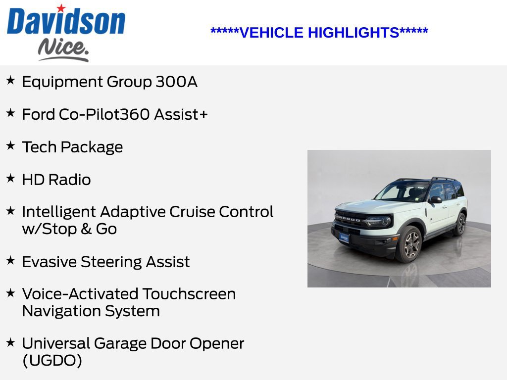 Used 2023 Ford Bronco Sport Outer Banks w/ Tech Package AWD/4WD image 5