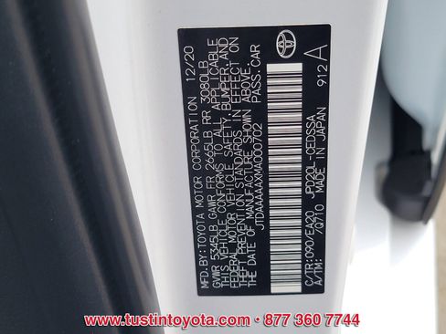 Certified 2021 Toyota Mirai XLE image 15