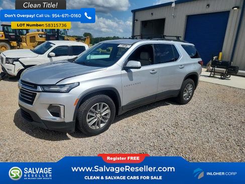 Used 2022 Chevrolet Traverse LT AWD/4WD image 1