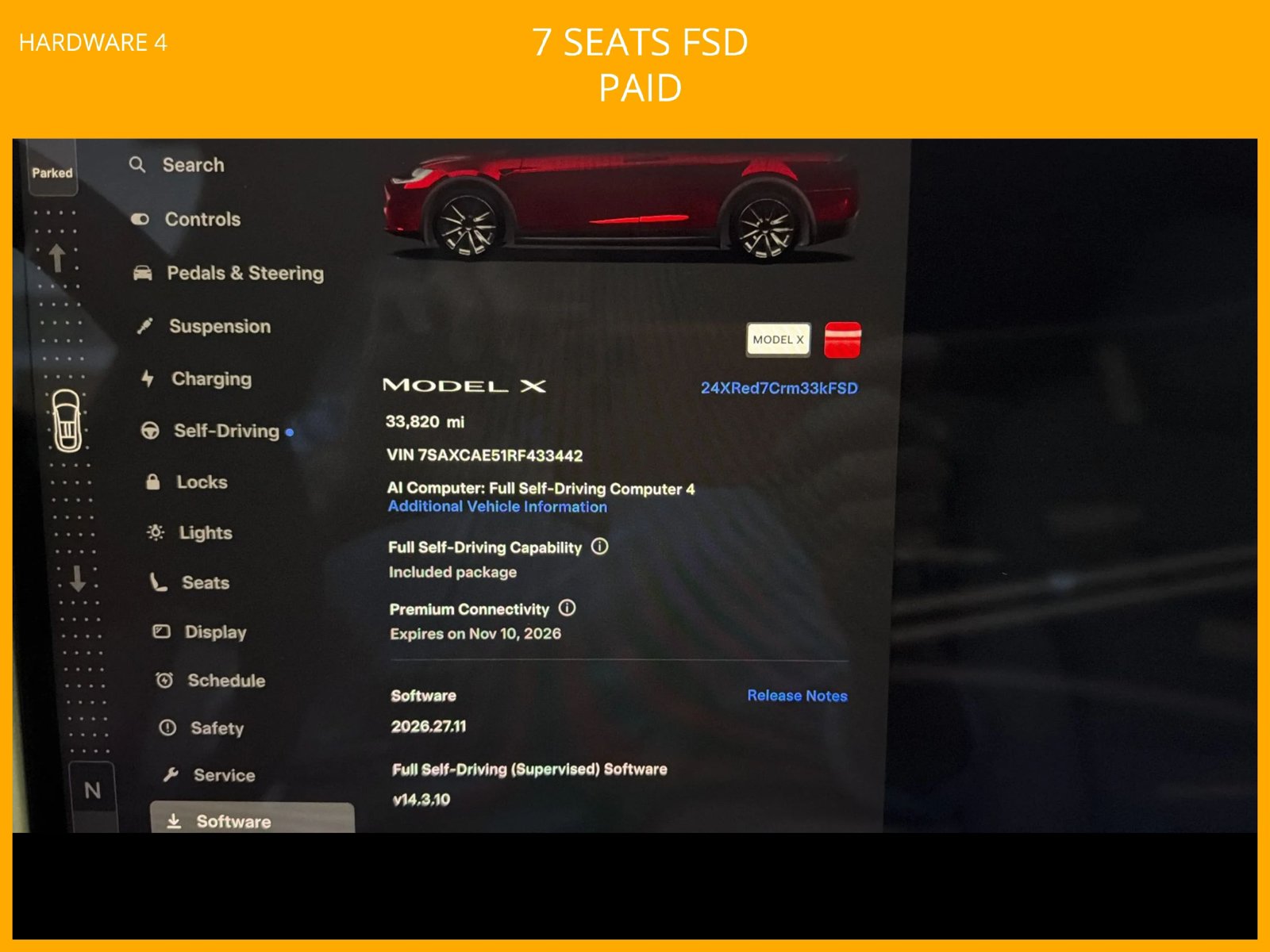Used 2024 Tesla Model X AWD/4WD image 2