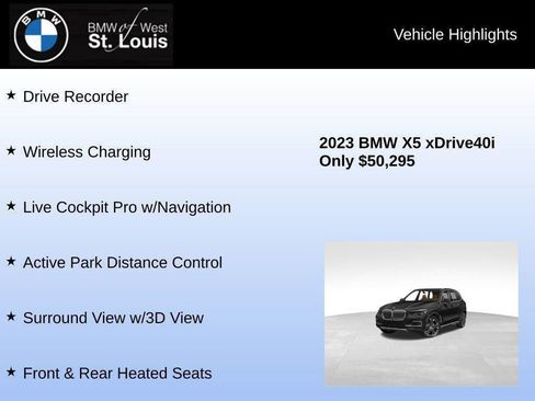 Used 2023 BMW X5 xDrive40i w/ Premium Package image 72