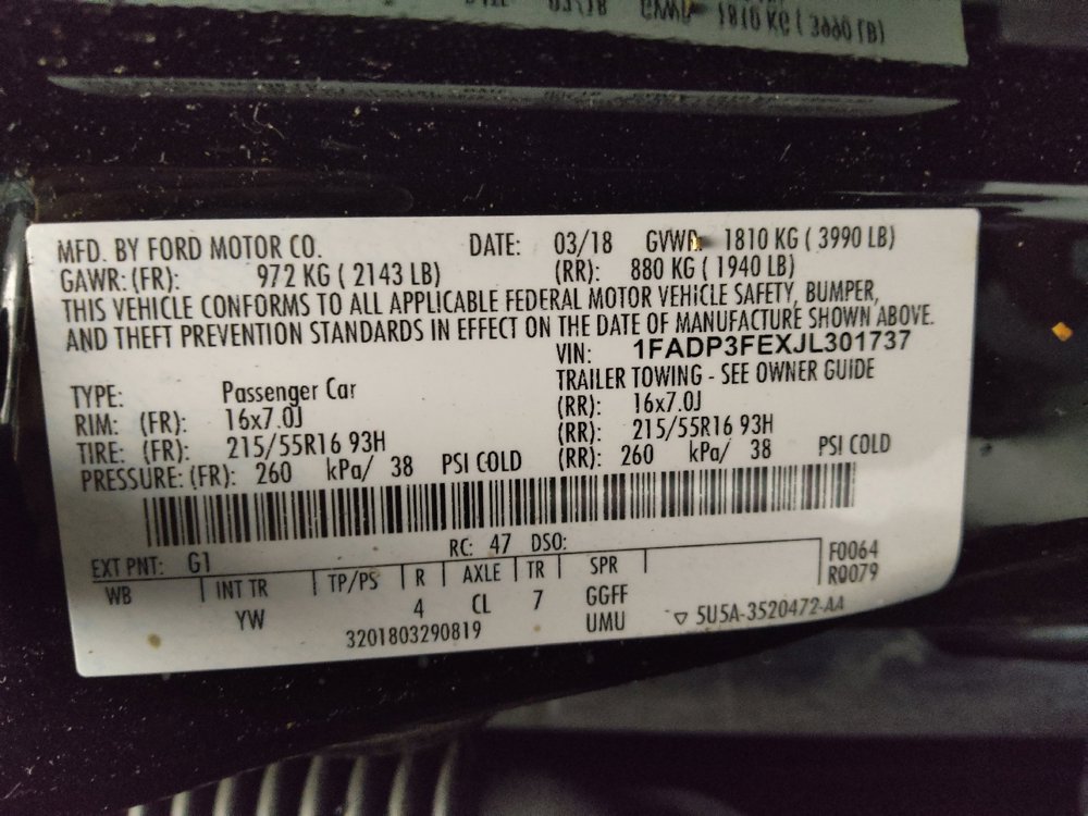 Used 2018 Ford Focus SE FWD image 33
