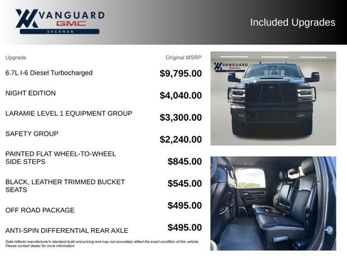 Used 2023 RAM 2500 Laramie w/ Night Edition AWD/4WD image 9