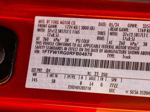 Used 2024 Ford F150 Raptor image 27