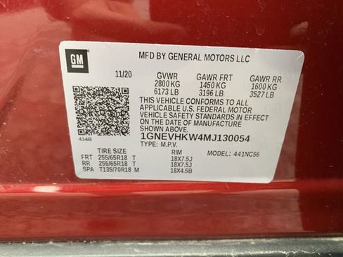 Certified 2021 Chevrolet Traverse LT image 33