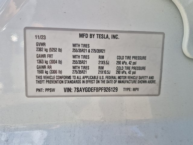 Used 2023 Tesla Model Y Performance AWD/4WD image 16