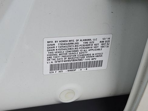 Used 2015 Honda Pilot Touring image 28