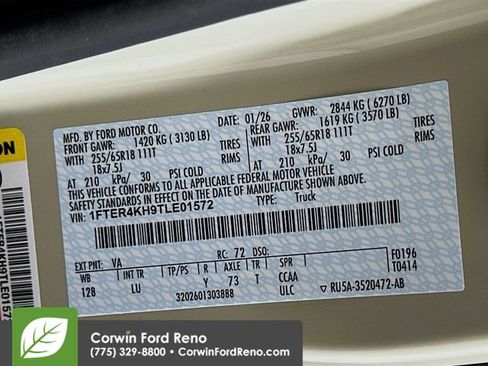 New 2026 Ford Ranger Lariat w/ FX4 Off-Road Package AWD/4WD image 32