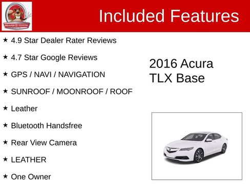 Used 2016 Acura TLX w/ Technology Package FWD image 4