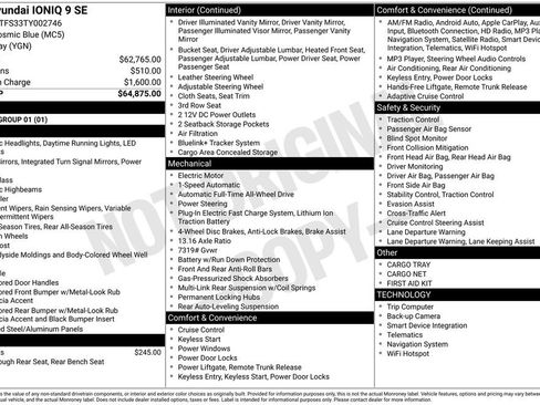 New 2026 Hyundai Ioniq 9 SE image 3