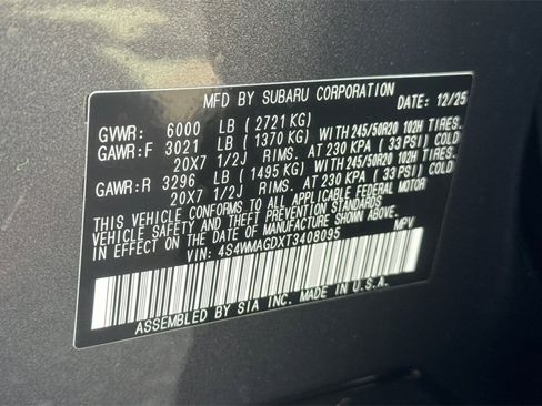 New 2026 Subaru Ascent Limited image 39