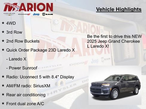 New 2025 Jeep Grand Cherokee L Laredo image 5
