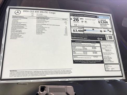 New 2026 Mercedes-Benz CLE 450 4MATIC Coupe image 18