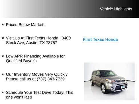 Used 2018 Kia Soul + FWD image 9