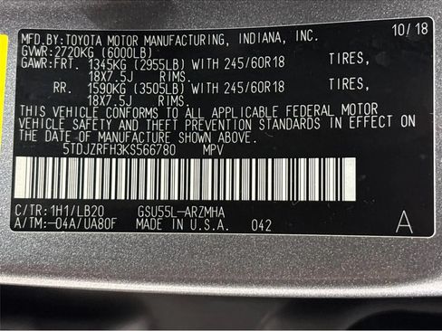 Used 2019 Toyota Highlander XLE AWD/4WD image 28