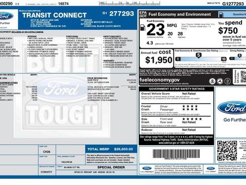 Used 2016 Ford Transit Connect XL FWD image 2