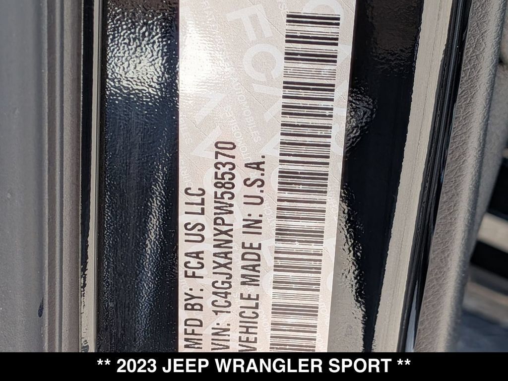 Used 2023 Jeep Wrangler Sport AWD/4WD image 22