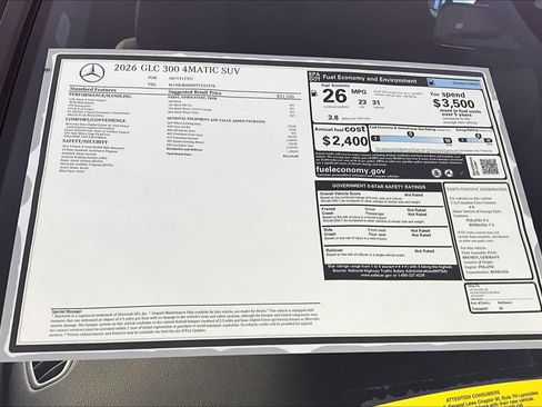 New 2026 Mercedes-Benz GLC 300 4MATIC image 18