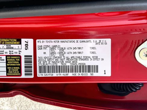 Certified 2026 Toyota Tacoma SR5 AWD/4WD image 36