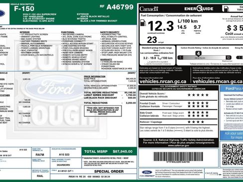 Used 2024 Ford F150 Lariat w/ Equipment Group 502A High AWD/4WD image 8