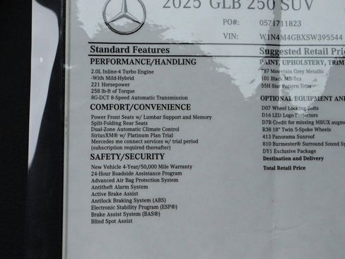 New 2025 Mercedes-Benz GLB 250 image 49