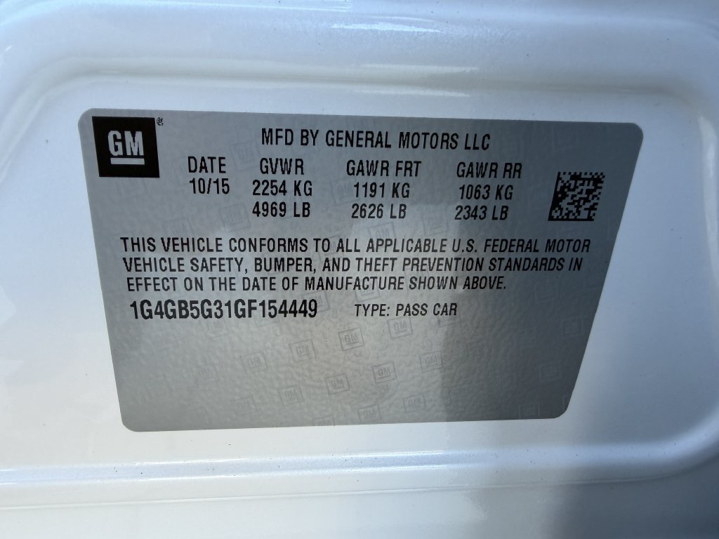 Used 2016 Buick LaCrosse Leather w/ Experience Buick Package FWD image 28