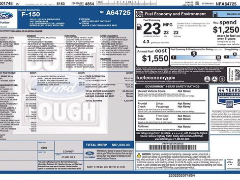 Used 2022 Ford F150 Lariat AWD/4WD image 51