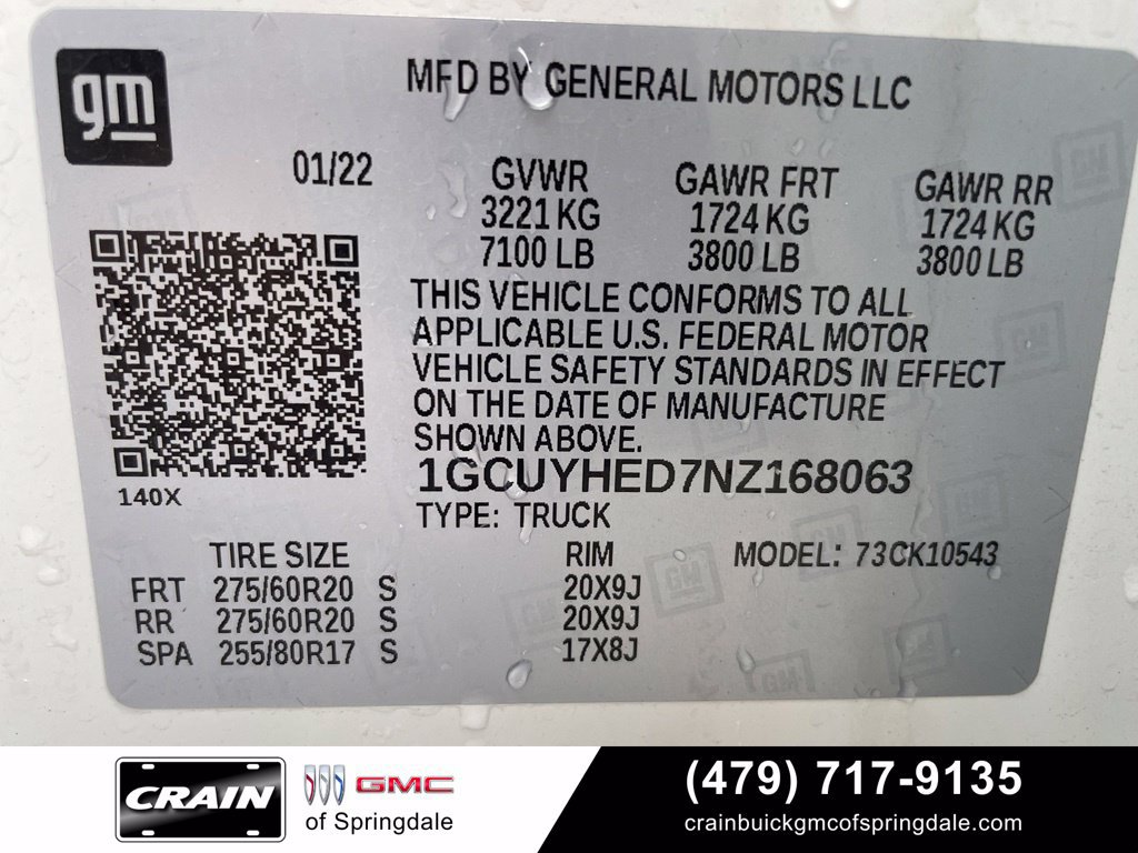Used 2022 Chevrolet Silverado 1500 High Country AWD/4WD image 32