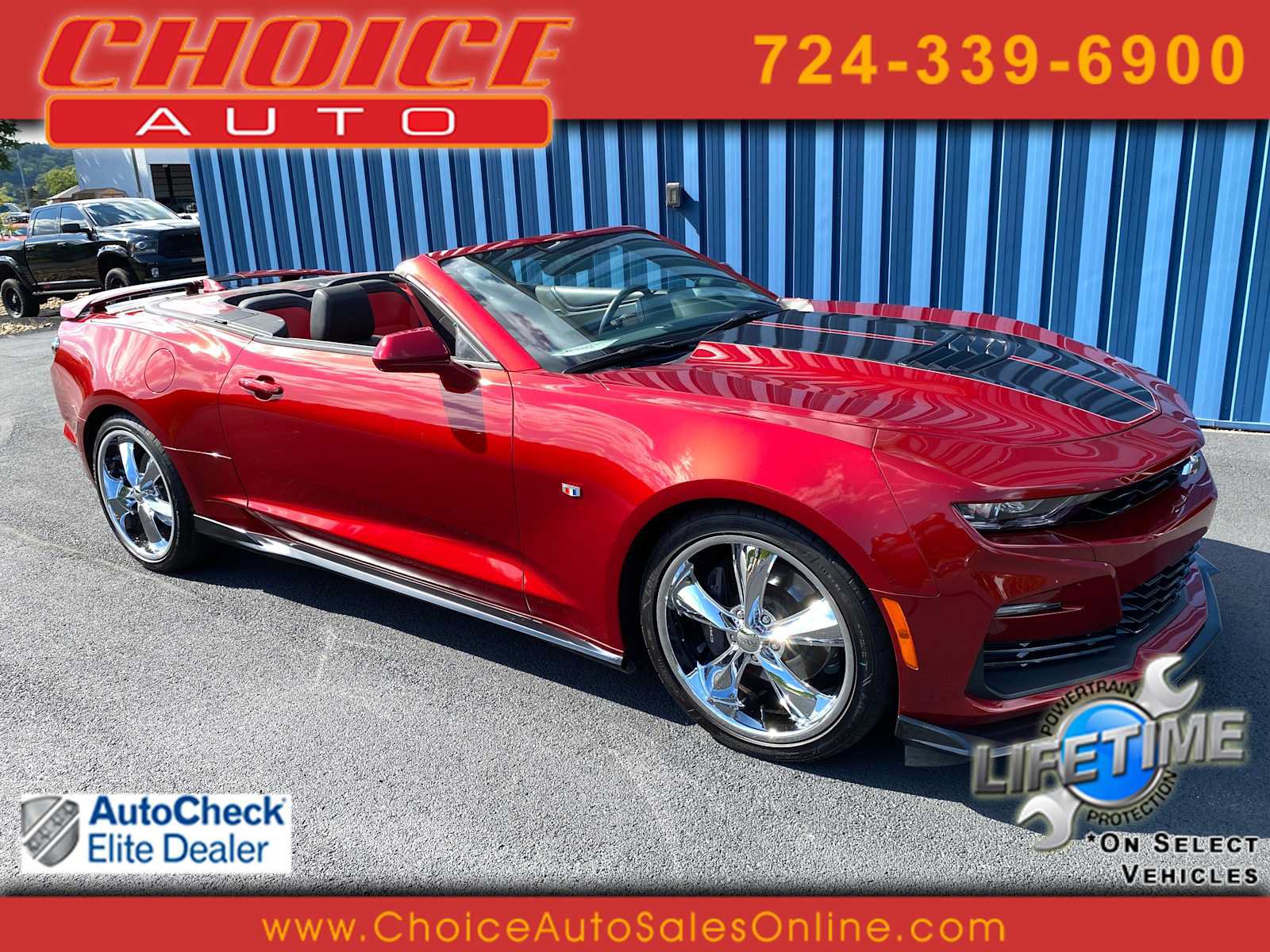 Used 2022 Chevrolet Camaro SS RWD image 1