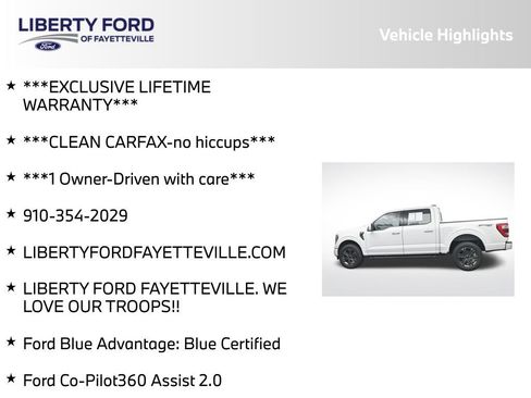 Certified 2023 Ford F150 Lariat w/ Equipment Group 502A High AWD/4WD image 5
