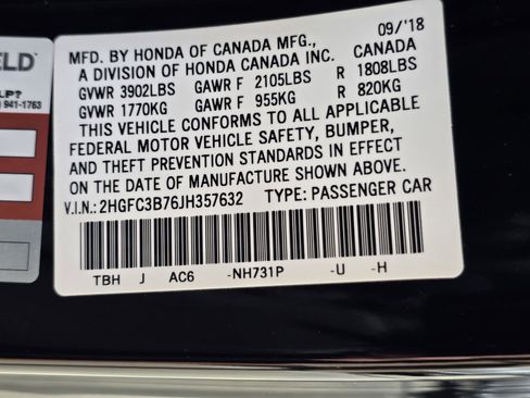 Used 2018 Honda Civic EX-L image 32