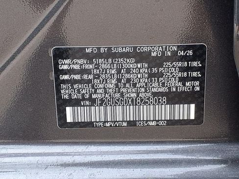 New 2026 Subaru Crosstrek 2.5i Sport AWD/4WD image 10