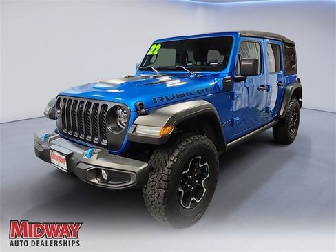 Used 2022 Jeep Wrangler Unlimited Rubicon 4xe w/ Safety Group image 1
