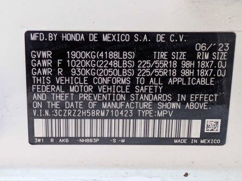 Certified 2024 Honda HR-V Sport image 30