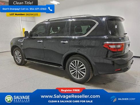 Used 2021 Nissan Armada SL w/ Captain's Chairs Package image 3