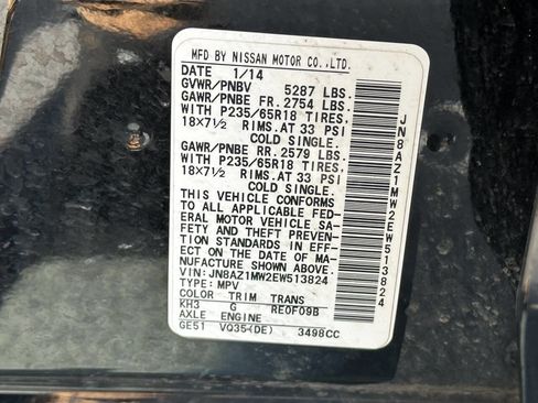 Used 2014 Nissan Murano SL w/ Navigation Package image 17