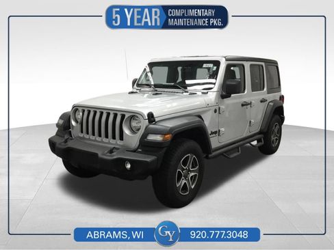 Used 2023 Jeep Wrangler Unlimited Sport w/ Uconnect 4C Nav & Sound Group AWD/4WD image 1