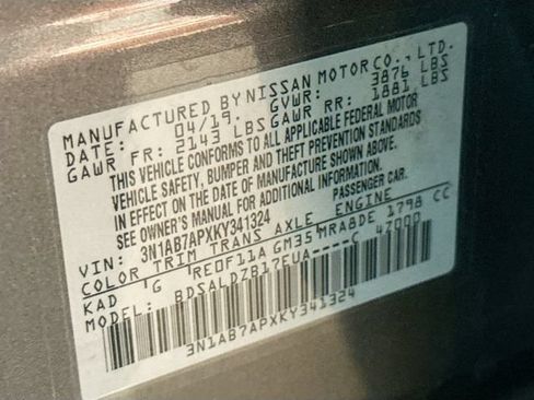 Used 2019 Nissan Sentra SV FWD image 29