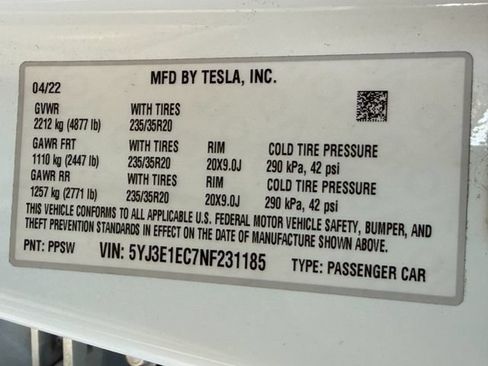 Used 2022 Tesla Model 3 Performance AWD/4WD image 23